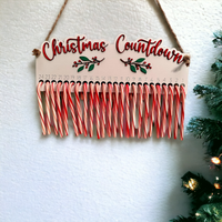 Christmas Countdown Candy  Cane Holder