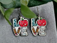 Teacher Love Earrings