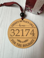 Zip Code Ornament , New Home