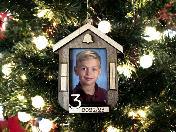 School Photo Christmas Ornaments