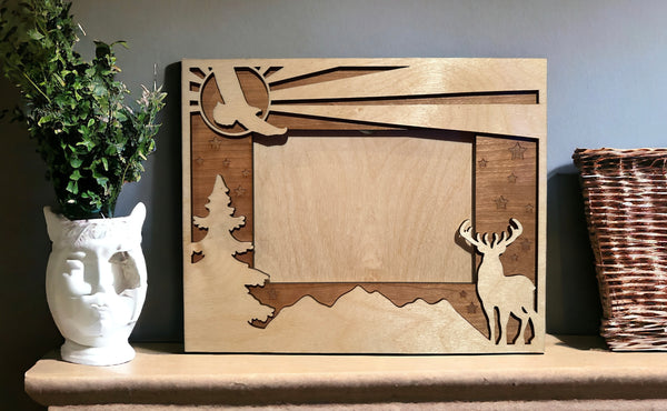 Outdoor Theme Picture Frame with deer