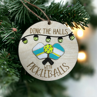 Pickleball Ornament - Dink the Halls