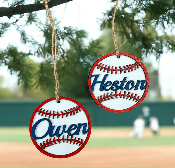 Baseball  Christmas Ornament