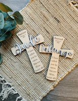 Baptism Gift, Personalized Cross