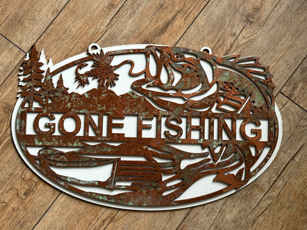 Gone Fishing Sign