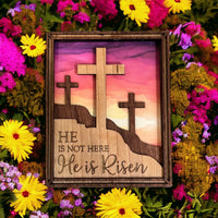 Easter “He is Risen” Sign