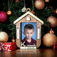 School Photo Christmas Ornaments