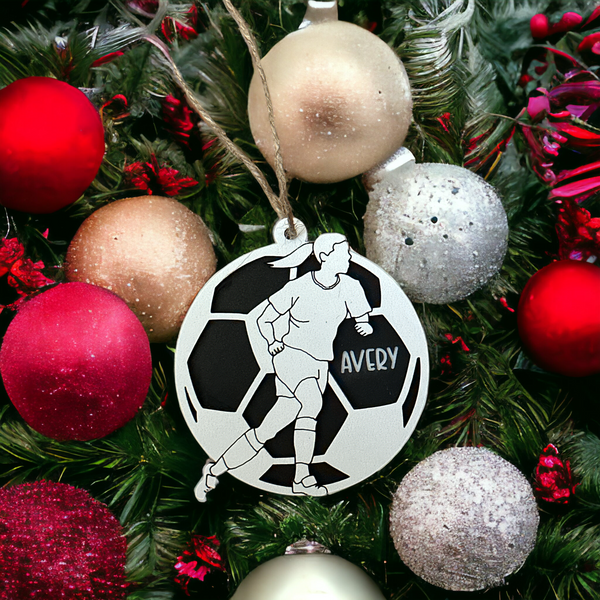 Soccer Christmas Ornament