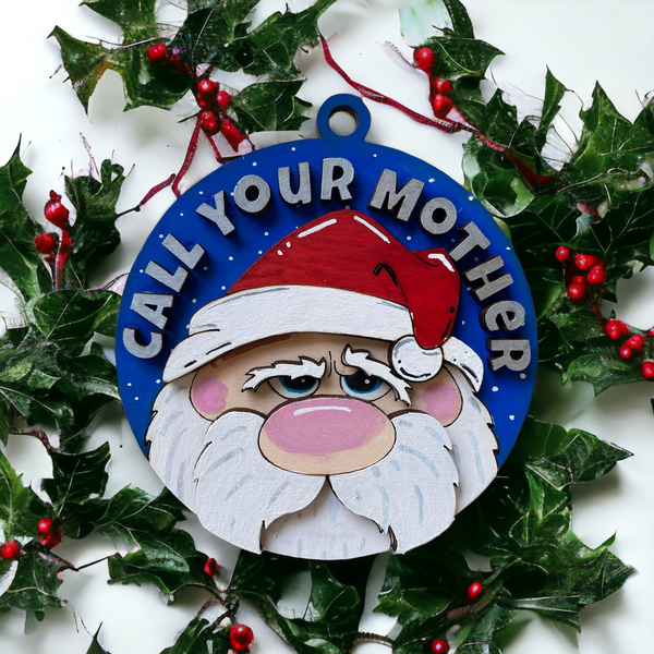 Call Your Mother Christmas Ornament