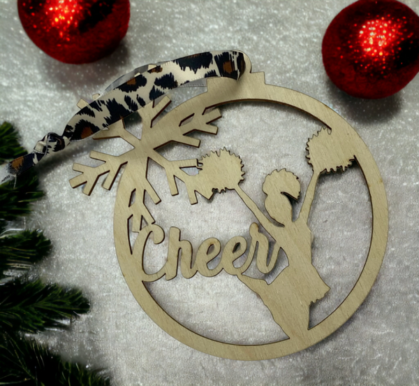 Cheerleader, Cheer Christmas Ornament