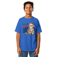 Funny Cat Christmas - Youth classic tee