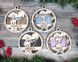 Color Guard Christmas Ornament