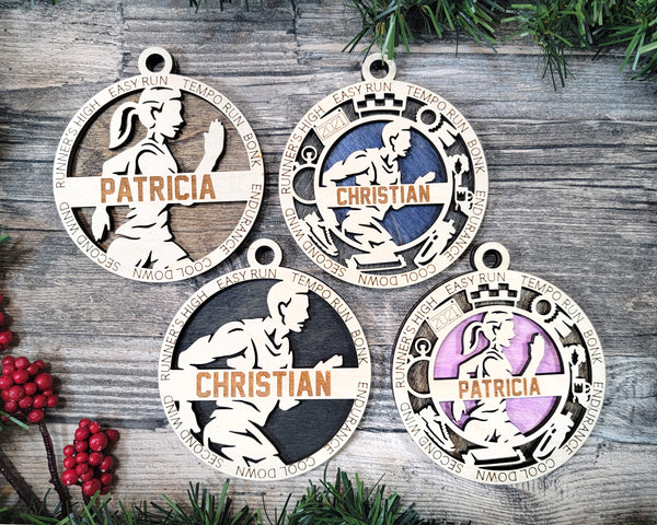 Cross Country Christmas Ornament