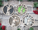 Tennis Christmas Ornament