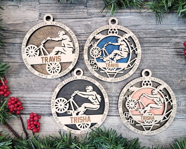 BMX Christmas Ornament