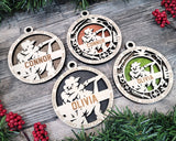 Hunting Christmas Ornament