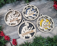 Jiu Jitsu Christmas Ornament