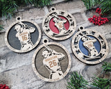 Baseball Christmas Ornament