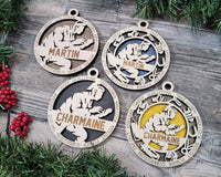 Jiu Jitsu Christmas Ornament