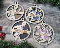 Cross Country Christmas Ornament