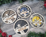 Archery Christmas Ornament