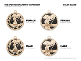 Color Guard Christmas Ornament