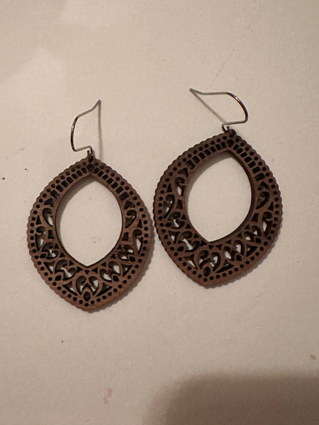 Walnut Earrings