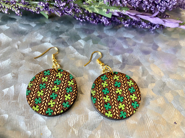 Clover Knit Earrings