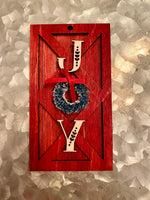 JOY Barn Door Ornament