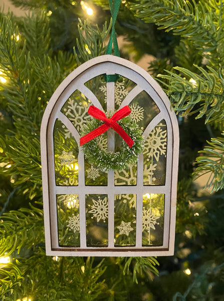 Farm House Window ornament