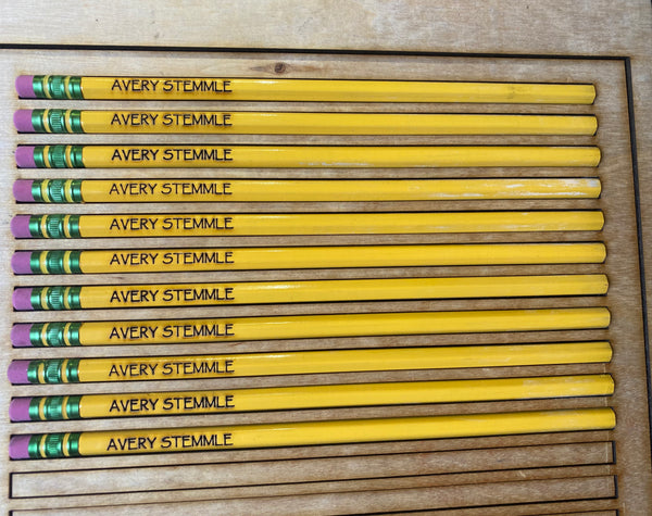 Engraved Pencils